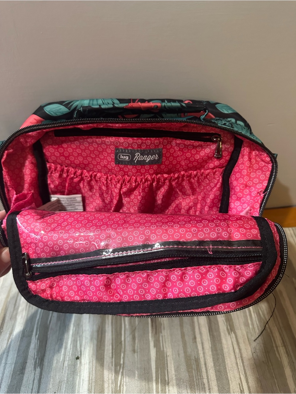Lug Ranger Crossbody Bag in Flamingo Print - Picture 4 of 4